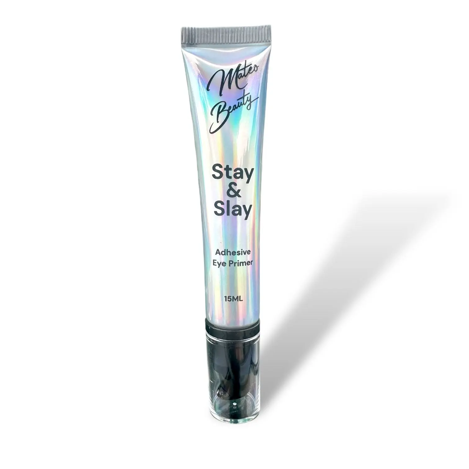 Mateo Beauty Stay & Slay Cream Adhesive Eye Primer - Cosmetic Gripping Base for All Skin Types, Smudgeproof, Long-Lasting Pigment Gripper, Brush-Compatible Beauty Makeup Products, Single Item