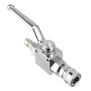 RIDGE WASHER High Pressure Ball Valve Kit, 4500 PSI, with 3/8” Quick Disconnect Adapter Set