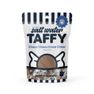 Taffy Shop, Choco Choco Chew Chew Salt Water Taffy - Chocolate Soft, Sweet & Chewy Candy