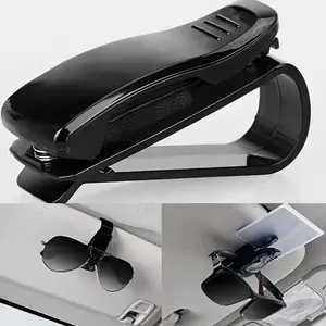 Durable Plastic Car Glasses Holder Clip, Suitable for Drivers & Passengers, Fits Dashboard Air Vent Door Use, Essential Vehicle Accessory, Car Console Organizer