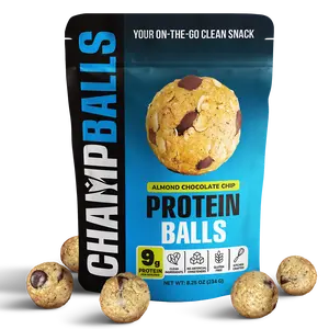Almond Chocolate Chip Protein Balls (18 ct)