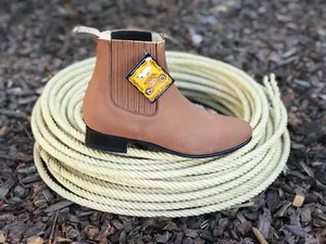 El Besserro- Botin Charro ( Nobuck Camel )