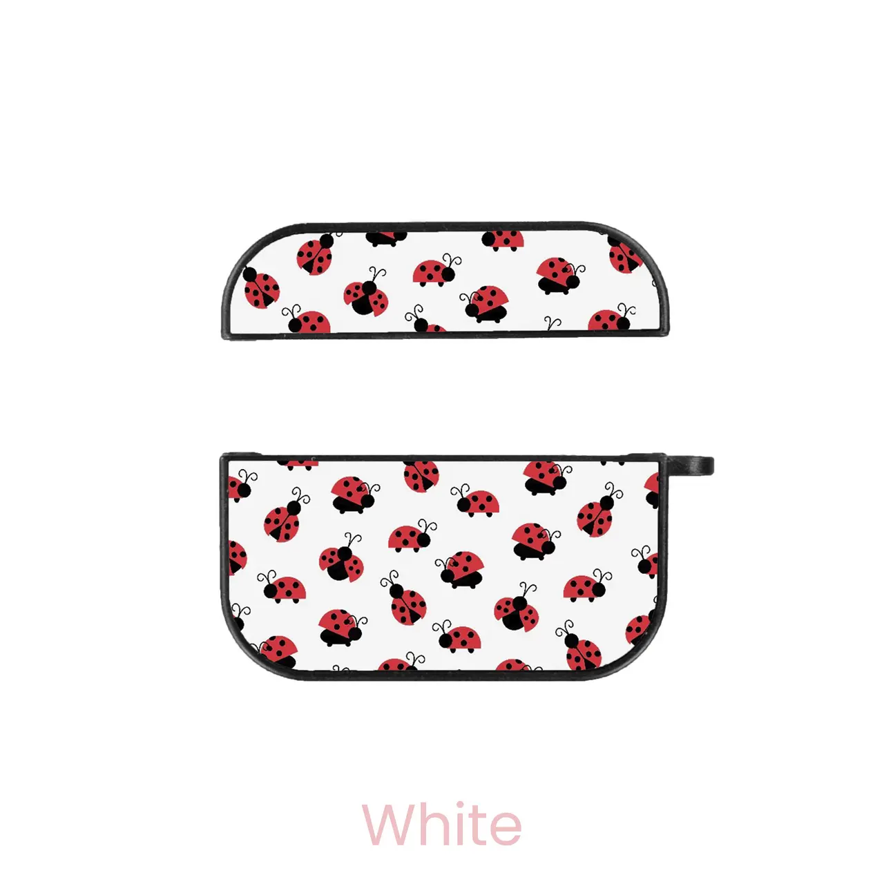abbyrose Lucky Ladies AirPod Case AirPod (1st/2nd gen) Rigid Plastic White