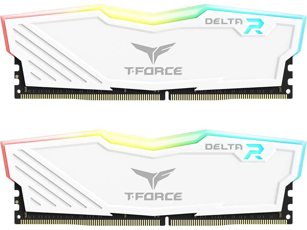 Team T-Force Delta RGB 16GB (2 x 8GB) 288-Pin PC RAM DDR4 3200 (PC4 25600) Desktop Memory Model TF4D416G3200HC16FDC01 Team T-Force Delta RGB 16GB (2 x 8GB) 288-Pin PC RAM DDR4 3200 (PC4 25600) Desktop Memory Model TF4D416G3200HC16FDC01