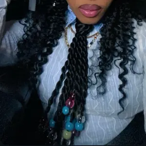 Twist TIE with beads