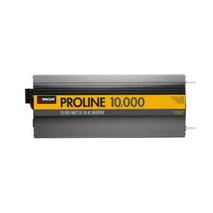 Wagan EL3748 12V 10000 Watt Power Inverter with Remote Control 20000 Watt Surge Peak Proline 12 Volt Power Converter for Home RV Camping Van Life Off Grid