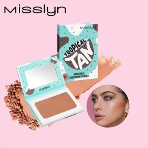 1 PCS Tropical Tan Bronzing & Contouring Powder, Matte Bronzer, soft, mirrored, long-lasting, lightweight, smooth, blendable, Party, camping, outdoors, traveling, Gifts, daily, Valentine's Day, Mother's Day, Halloween, Christmas