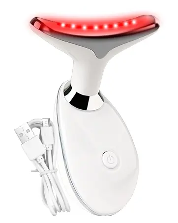 Red Light Therapy Wand for Face and Neck 7 Color LED High Frequency Vibration Massager for Skin Care White Handle Facial Transparent Wrinkle Patches - TikTok Shop Red Light Therapy Wand for Face and Neck 7 Color LED High Frequency Vibration Massager for Skin Care White Handle Facial Transparent Wrinkle Patches - TikTok Shop