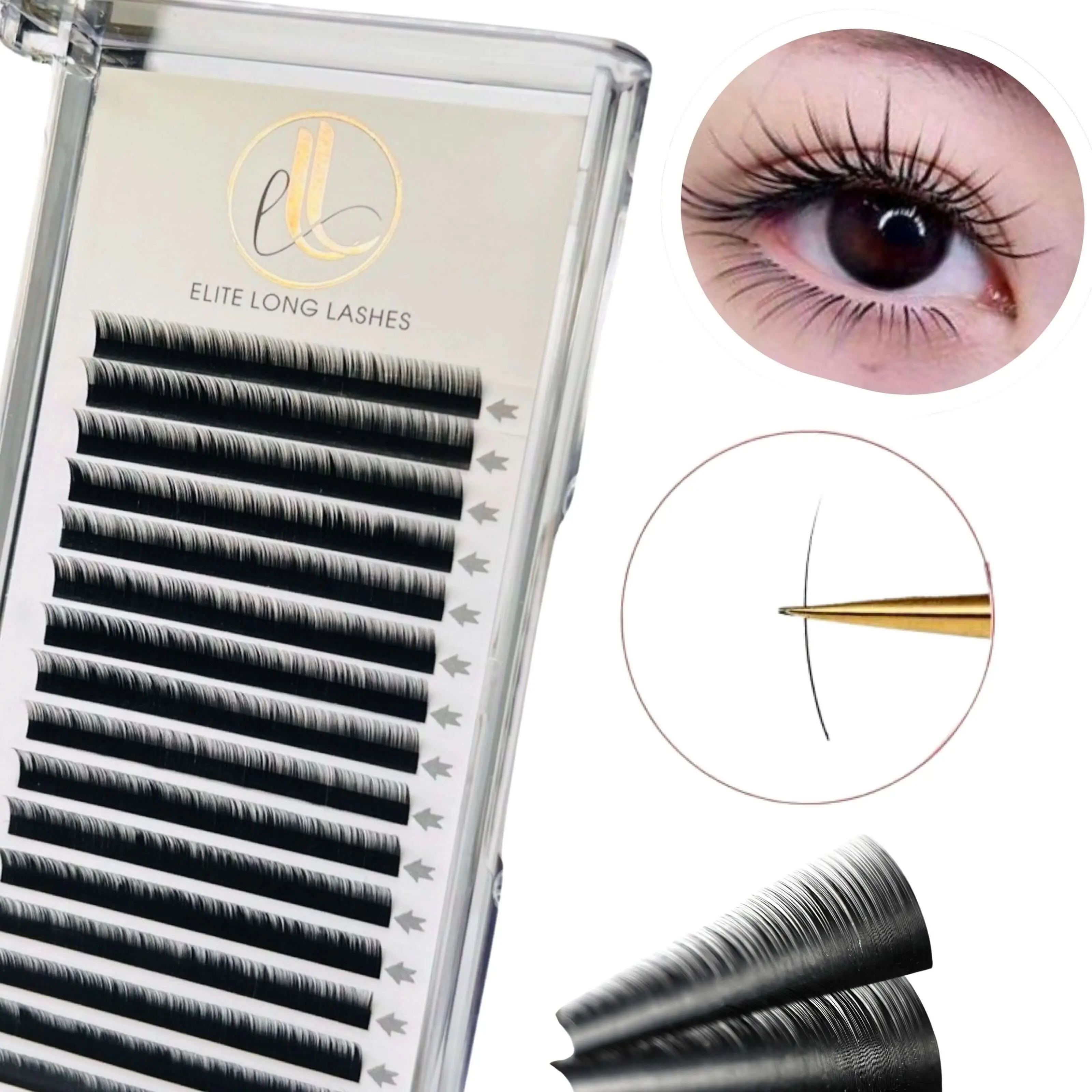 J Curl Cashmere Eyelash Extensions | 0.05 | Matte Black