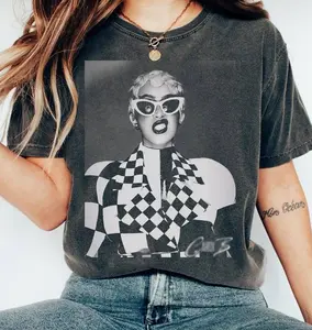 [Sale Up To 30] + [Free Ship] Comfort Colors Car-B Little Miss Drama Tour 2026 Shirt, Vintage Rap Concert Tee, Am I The Drama Fan Gift Unisex, Graphic Tee