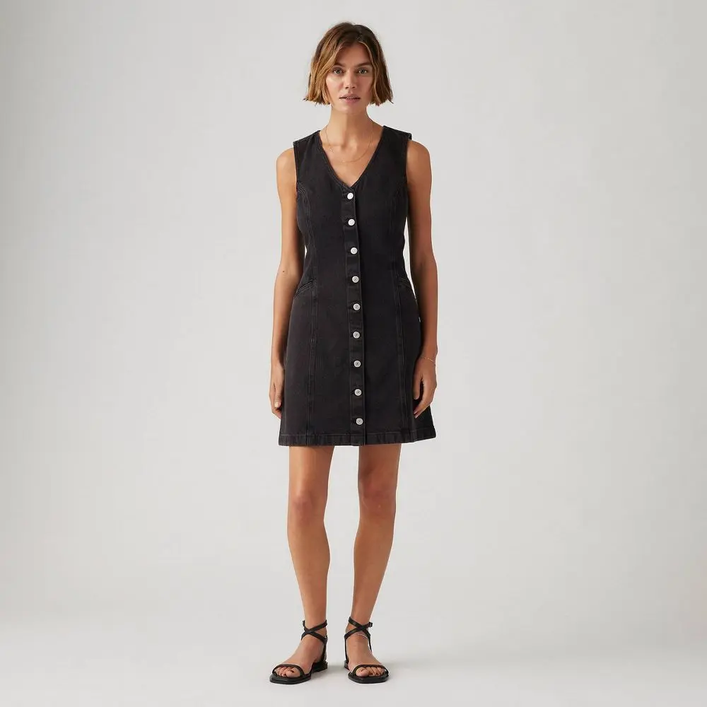 Levi's Women's Vianna Vest Dress, Garment, Fabric