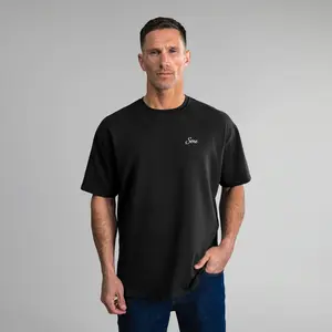 Cumulus Drop Script T-Shirt - Black