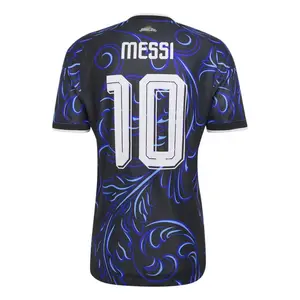 Unisex Soccer Argentina National Team Lionel Messi FIFA x World Cup 2026 Away Replica Jersey - Black