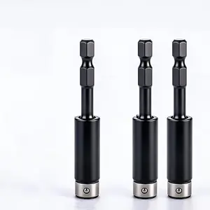 Magnetic Hex Extension Kit for Various Screwdriver Bits, 3pcs Set for Quick and Easy Bit Replacement, Ideal for Multiple Hex Sizes
