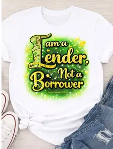 ✨ I am a Lender, Not a Borrower – Christian Graphic Tee
