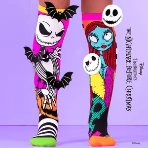 NIGHTMARE BEFORE CHRISTMAS SOCKS by MADMA