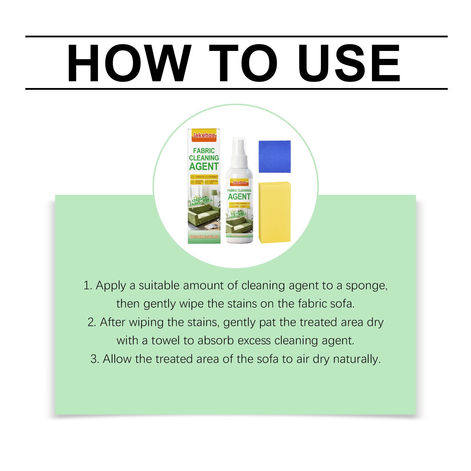 Fabric Sofa Dry Cleaner For Textile Curtain Carpet Household Stain Removal Daily Home Cleaning Solution