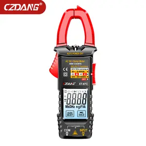 CZDANG New Clamp Meter, Digital Multimeter, Smart Touch Screen High Precision Backlight Electrical Household Anti-Scald Current Tester