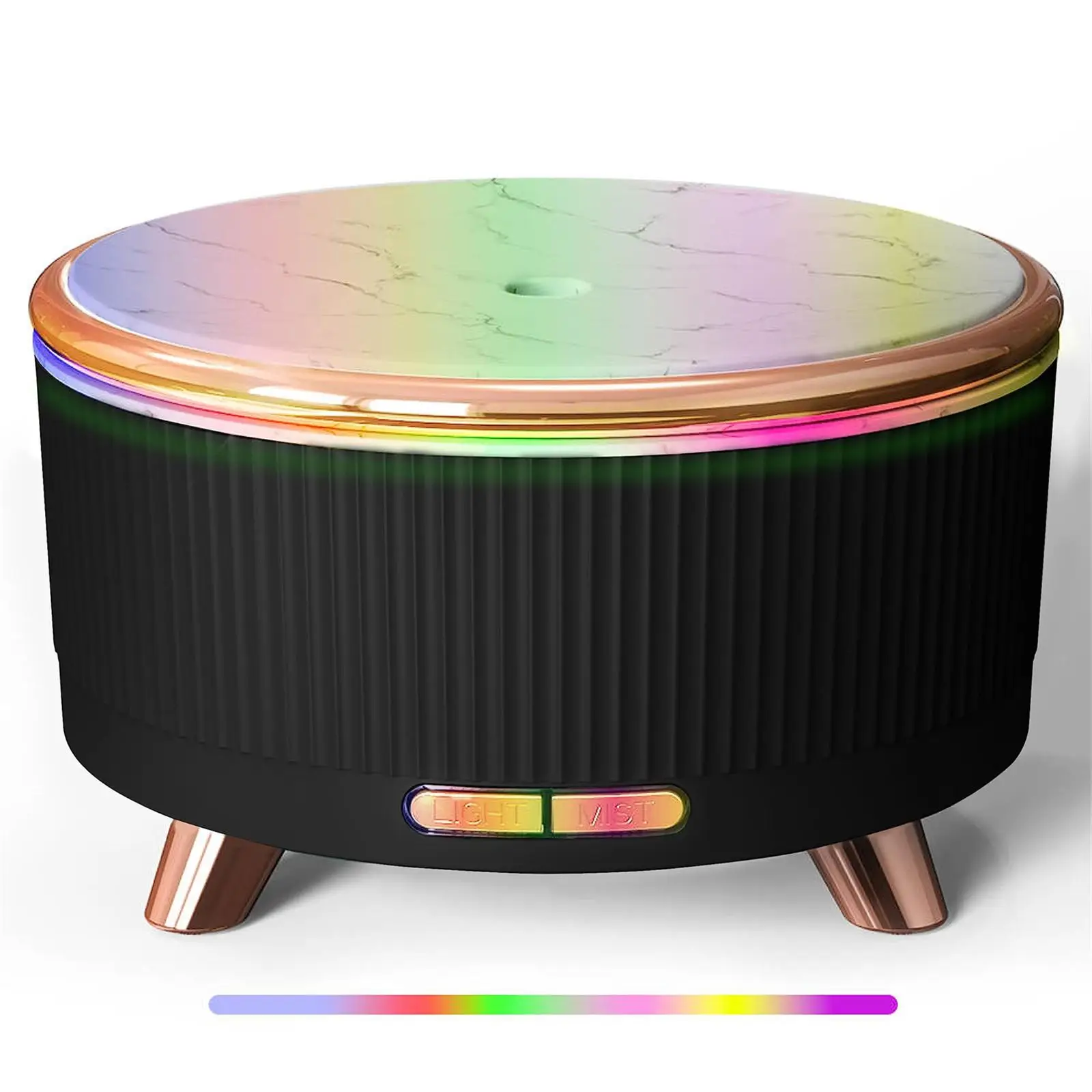 Ultrasonic Aromatherapy Diffuser, 500ml Capacity Flavored Air Diffuser, 7 Colors Changing Air Desktop Humidifier, Essential Oils Diffuser