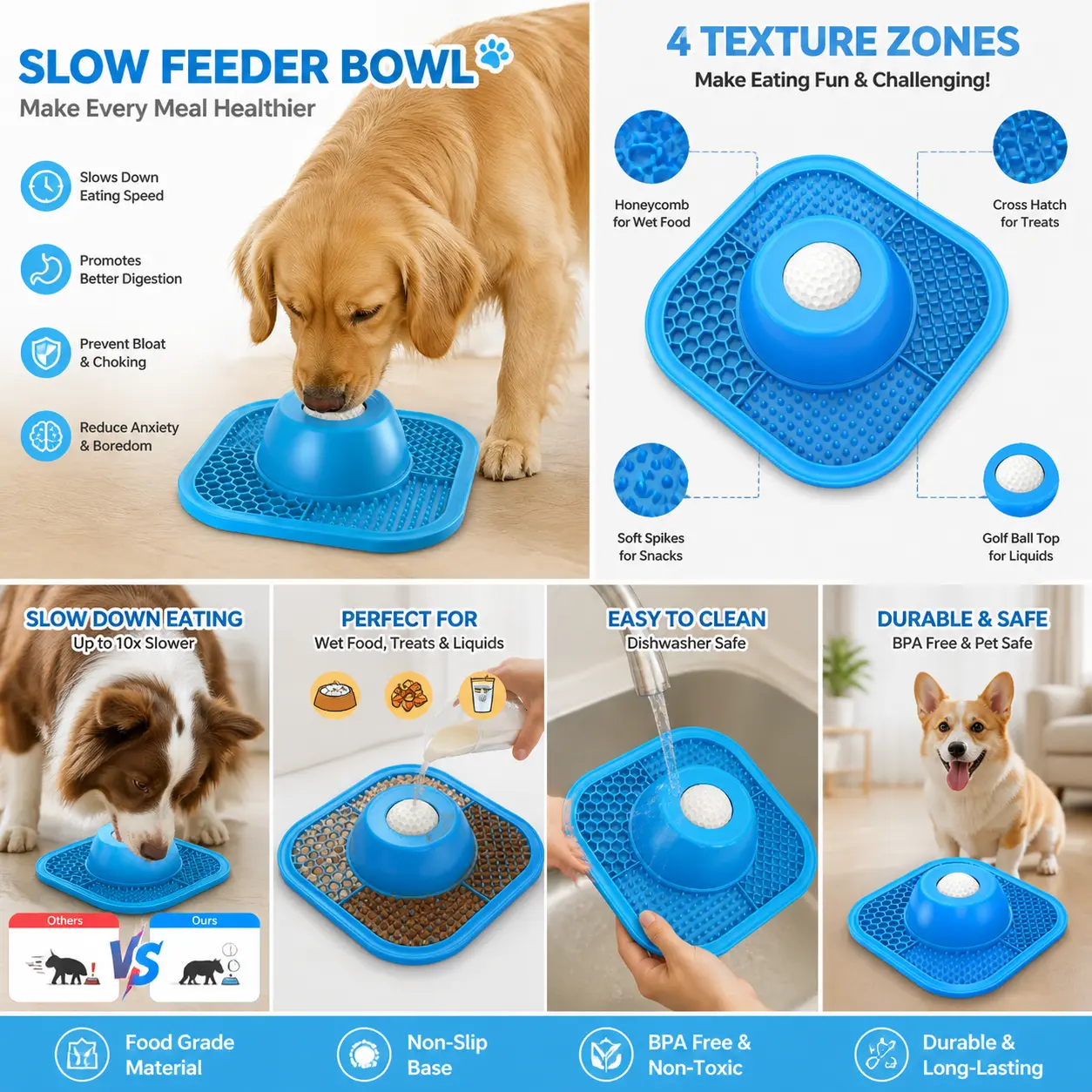 atomic treat ball interactive dog toy P.L.A.Y. Dog Toy | Wobble Ball