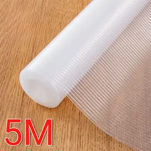 Non-Adhesive Shelf Liner – Slip-Resistant Food Grade EVA Mat for Cabinets and Drawers, Waterproof and Reusable, Protect Surfaces