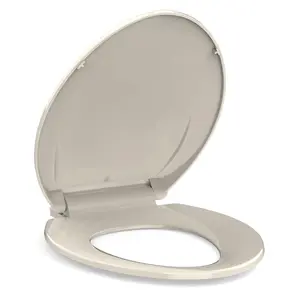 GARVEE Toilet Seat, Elongated Toilet Seat with Slow Close, Easy Clean, Easy Installation & Release