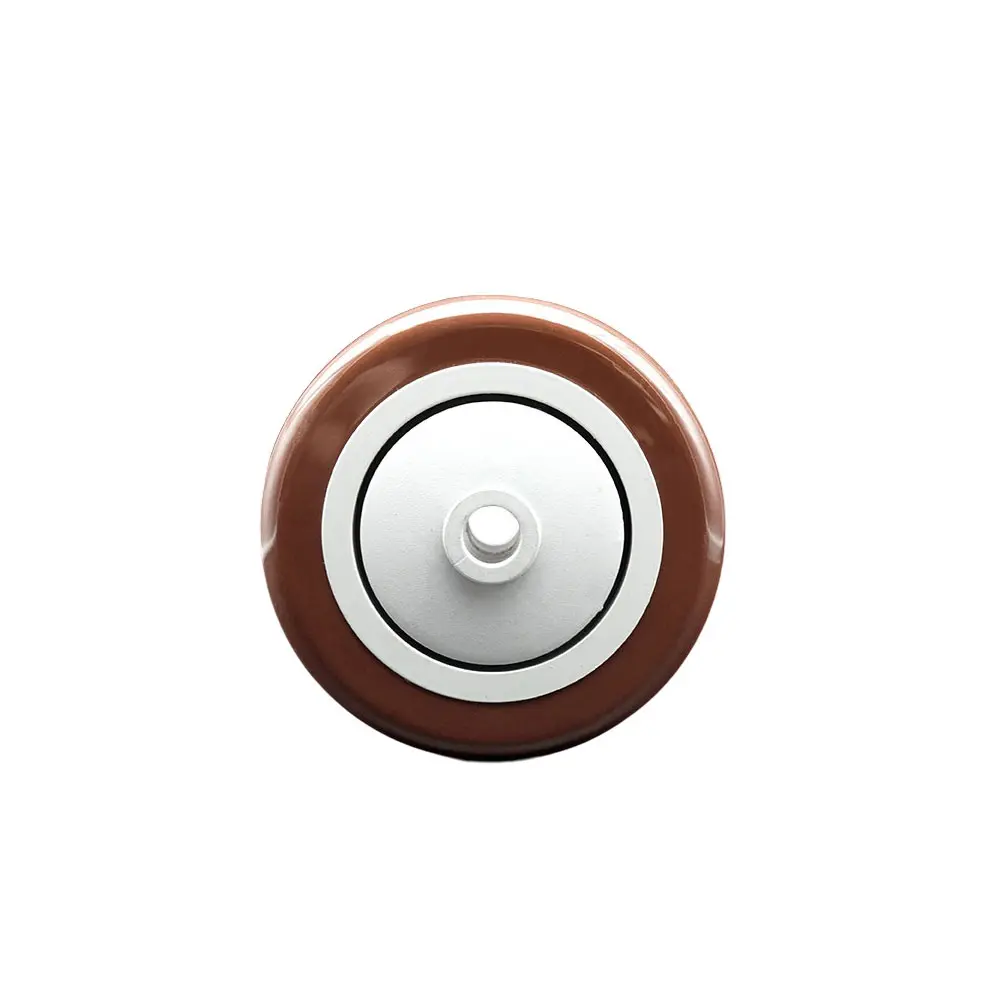 Service Caster GRA-SCC-PPUB3514-MRN Replacement Wheel for Grainger Wheel 1KA89 - 3.5 in. Maroon Polyurethane Wheel with Precision Ball Bearing - 0.37 in. Bore - Fits Shopping Carts & Platform Trucks