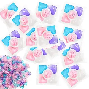 5-in-1 Laundry Detergent Pod Set, Super Cleaning Scented Beads for Laundry, Laundry Scent Booster, Long-lasting Fragrance, Ultra-concentrated Laundry Pods, Convenient Fresh Softener, Gentle Care for Skin and Clothes (50 or 200 pieces)