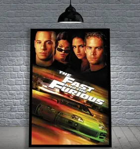 THE FAST AND THE FURIOUS 2001 UNFRAMED MOVIE POSTER PRINT CINEMA A1 & 60X40CM