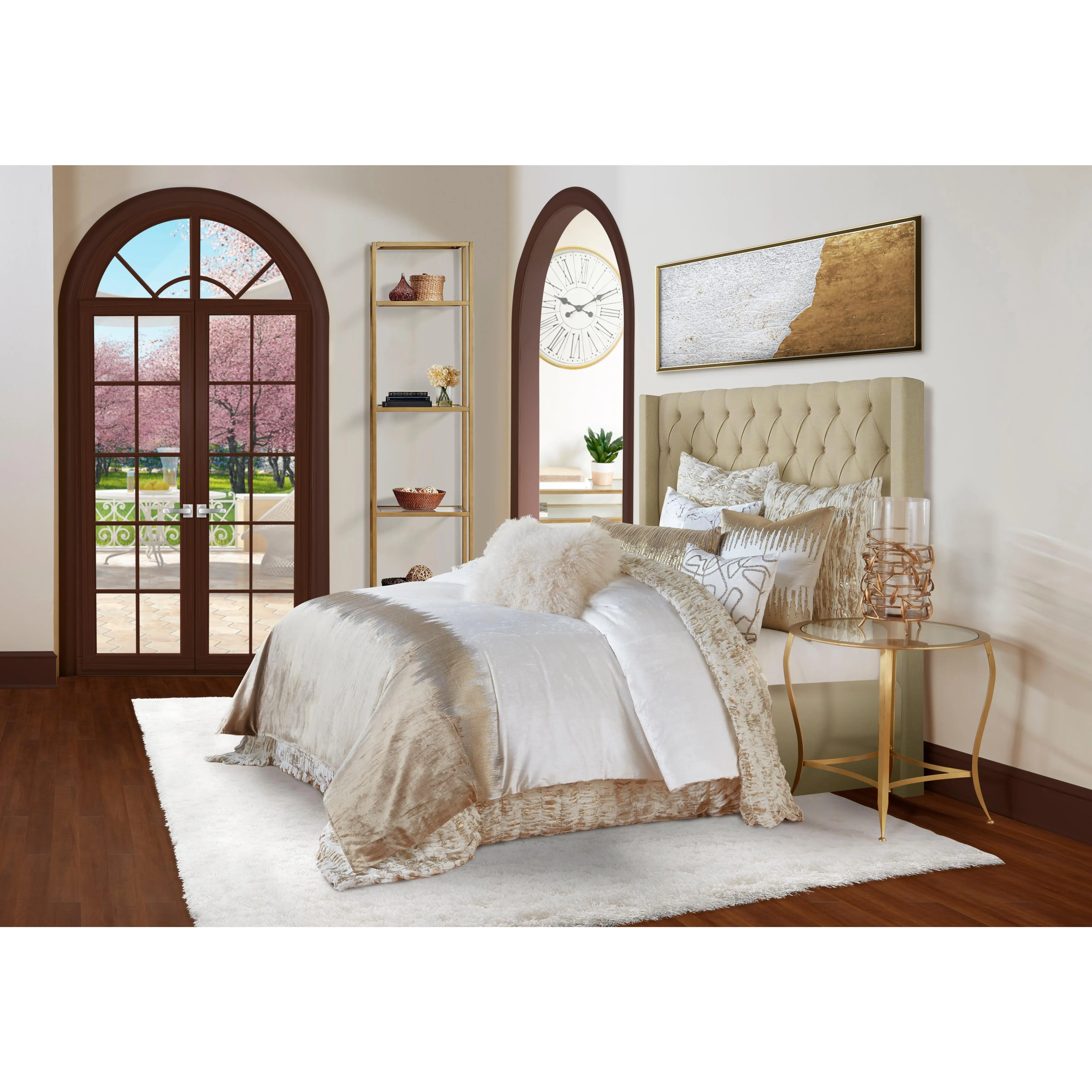 Mira Ivory Beige Duvet