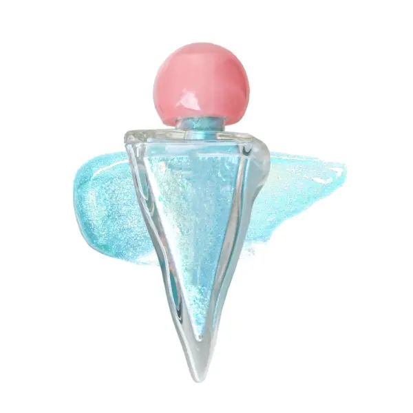 Sparkling Micro-Shimmer Liquid Eyeshadow Highlighter Lip Shimmer Hydrating Glitter Lipgloss - Glossy Cosmetic with Lightweight Formula and Convenient Application - Makeup