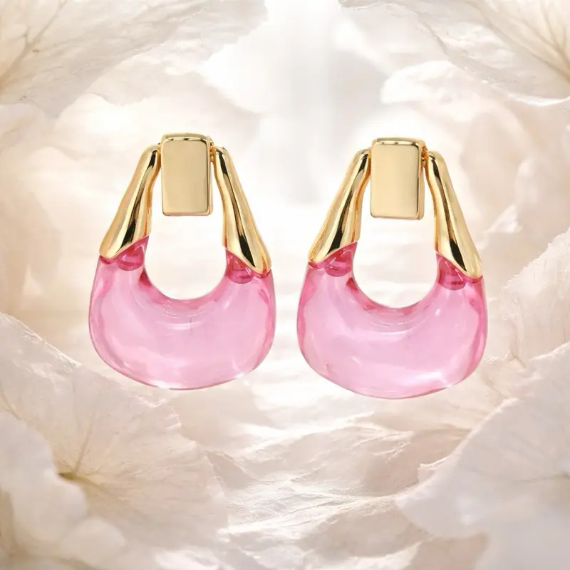 Let’s Be Clear- Drop Hinge Earrings Let’s Be Clear- Drop Hinge Earrings