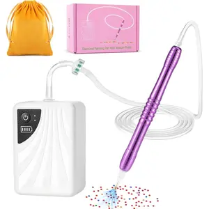 Electric  Painting Pen,  Art Pens No Wax Needed, Accessories Tool Vacuum Drill Pen with Adjustable Suction Levels for Setting Stones