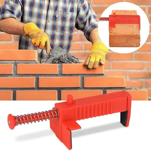 Brick Line Puller Clamp, Brick Wire Fixing Clip, Masonry Line Puller Tool, Leveling & Measurement Engineering Aid, Manual Brickline Tool