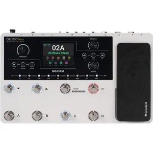 MOOER GE150 Max New Era Guitar Amp Modelling Multi Effects Pedalboard All in one Floor Pedal for Studio Recording, Practice, Live Show