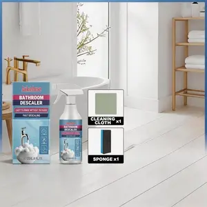 Household Bathroom Dirt Spray Cleaner - Multi-functional Stain Remover, Toilet Descaler, and Faucet Limescale Remover, Bathroom Dirt Cleaner  toilet bowl cleaners Soap