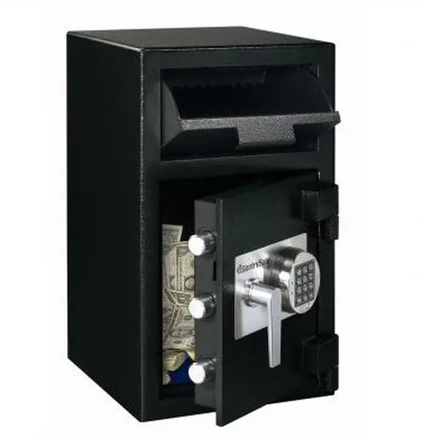 SentrySafe DH-109E Smart Safe, 24 in.H Front-Loading Depository for Office (Computers & Office Equipment Safes), Smart Safe Safes
