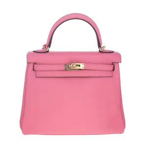 Pre-owned HERMÈS Swift Shoulder Bags Kelly 25 Rose Azalee