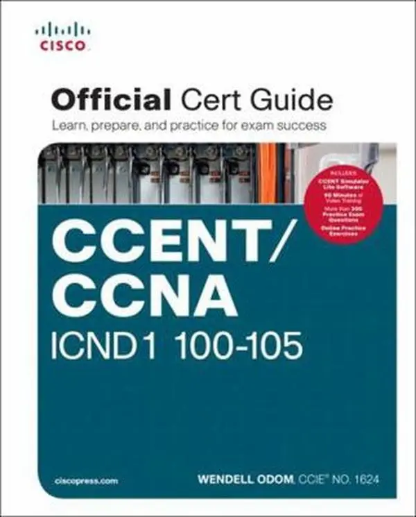 USED Book - CCENT/CCNA ICND 1 100-105 Official Cert Guide by Odom, Wendell (Hardcover) - english