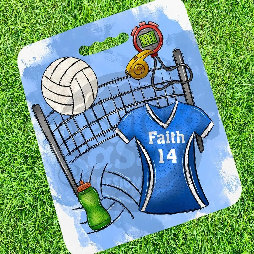 Personalized Volleyball Stadium Cushion