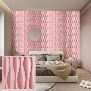 Aadesh 3D Wall Panel (Includes One Roll of Mounting Tape), Interior Wall Decor, Diagonal Diamond Diamond Textured Pattern for Living Room, Lobby, Bedroom, Hotel, Office, Game Room, TV Backsplash, 11.8 x 11.8 Inches (Approx. 30 x 30 cm)