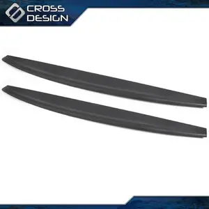 CROSSDESIGN 2PC Tailgate Cover Molding Top Cap Protector Spoiler Fit For 2009-2018 Dodge Ram