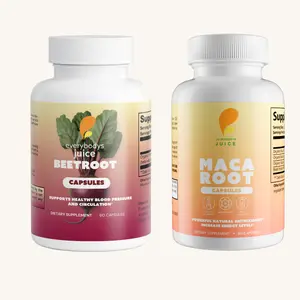 Everybody's Juice Natural Libido Booster Bundle - Maca & Beetroot Capsules for Enhanced Circulation
