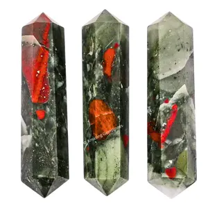 Crystal Points Bulk Healing Crystals and Stones - Pack of 3 Single Double Terminated Healing Wand Point Bulk Crystals for Crafts, Crystal Grid, DIY Work