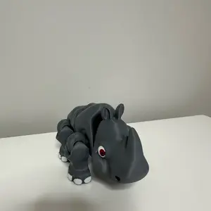 Red the Rhino 3D printed toy