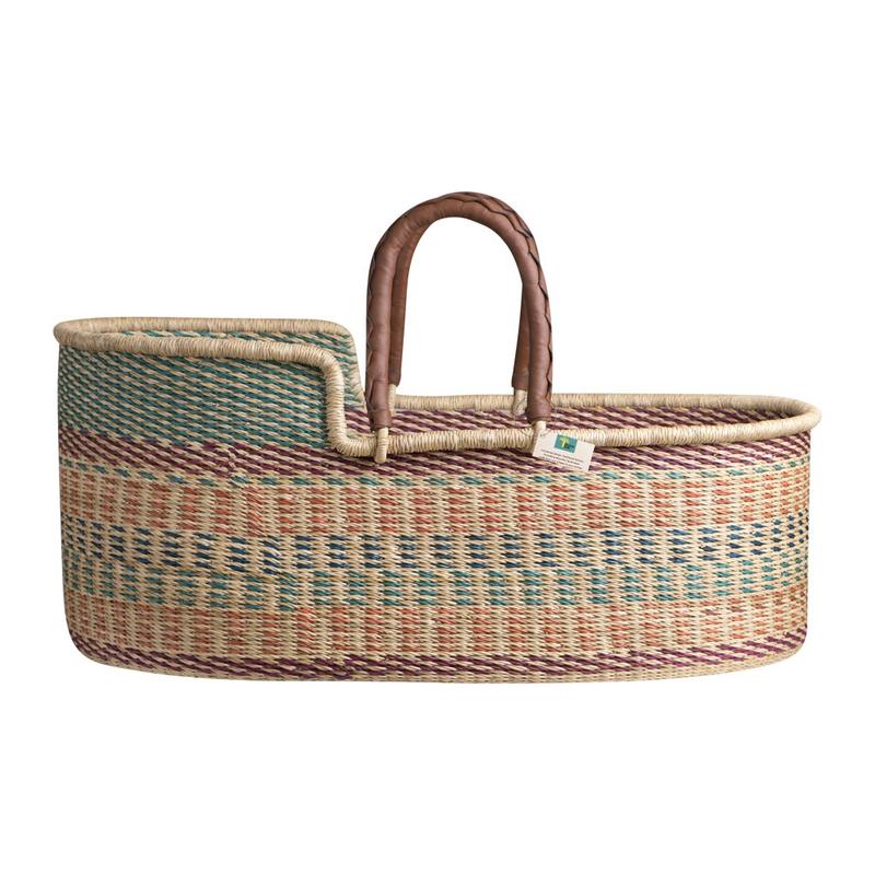 Design Dua Signature Bilia Bassinet - Autumn Equinox, Multi-Colored Basket, Safe for Newborn Sleep