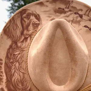Duck Hunting Engraved Fedora Hat