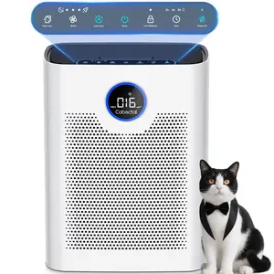 Cobectal H14 True HEPA Air Purifier – Whisper Quiet Air Cleaner for Large Rooms, Bedroom, Nursery | Smart Auto Mode, Odor & Germ Eliminator, Pet Dander & Allergy Relief – Ideal Gift for Family & Friends