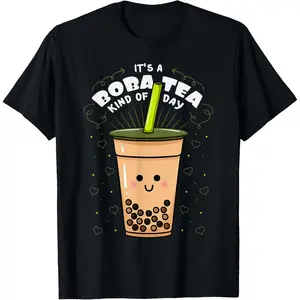 Boba Tapioca Pearls Tea-Based Drink Bubble Milk Tea T-Shirt Small
