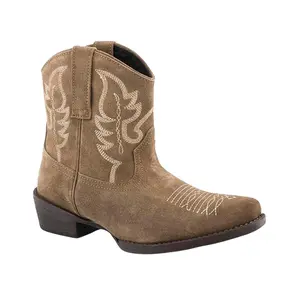 Women's Dusty Ii Cow Suede Western Booties Snip Toe - 09-021-0191-3096 Ta